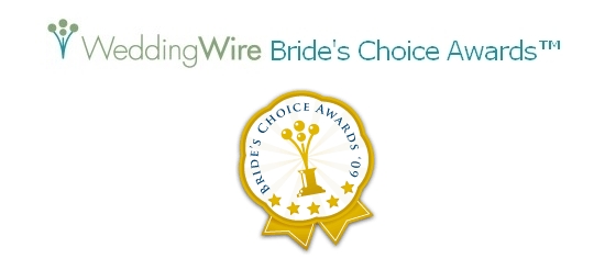 Receiving Bride's Choice Award 2009 by Zorz Studios