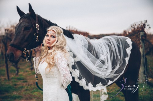 Equestrian Vines: Shannon + Al = Poetic Trash the Dress Session | Zorz Studios