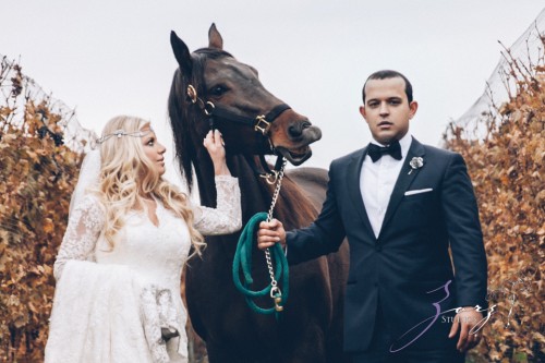 Equestrian Vines: Shannon + Al = Poetic Trash the Dress Session | Zorz Studios
