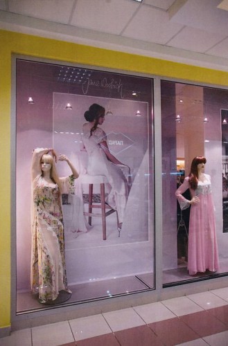 Appearing in Window Displays of Estelle Adoni Lingerie | Zorz Studios