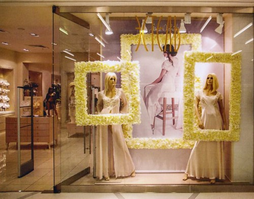 Appearing in Window Displays of Estelle Adoni Lingerie | Zorz Studios