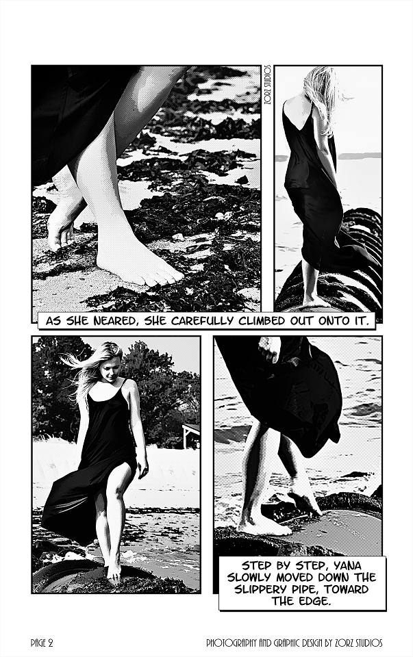 Edge Water: Yana + Alex = Comic Engagement Session | Zorz Studios