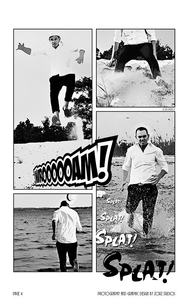 Edge Water: Yana + Alex = Comic Engagement Session | Zorz Studios