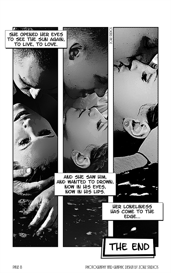 Edge Water: Yana + Alex = Comic Engagement Session | Zorz Studios