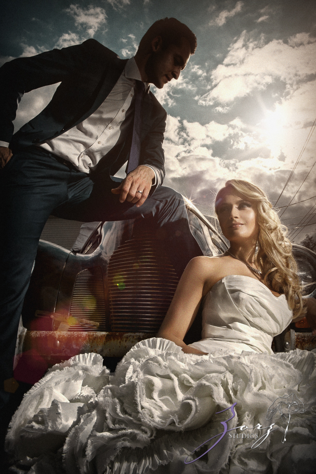 Heirloom: Alyona + Elman = Retro Trash-the-Dress Session | Zorz Studios