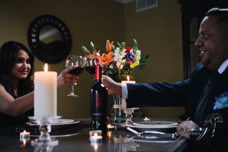 Who's The Chef? Rupal + Krishna = Food Fight Engagement Session | Zorz Studios