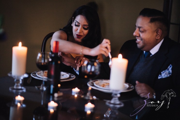 Who's The Chef? Rupal + Krishna = Food Fight Engagement Session | Zorz Studios