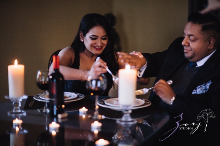 Who's The Chef? Rupal + Krishna = Food Fight Engagement Session | Zorz Studios