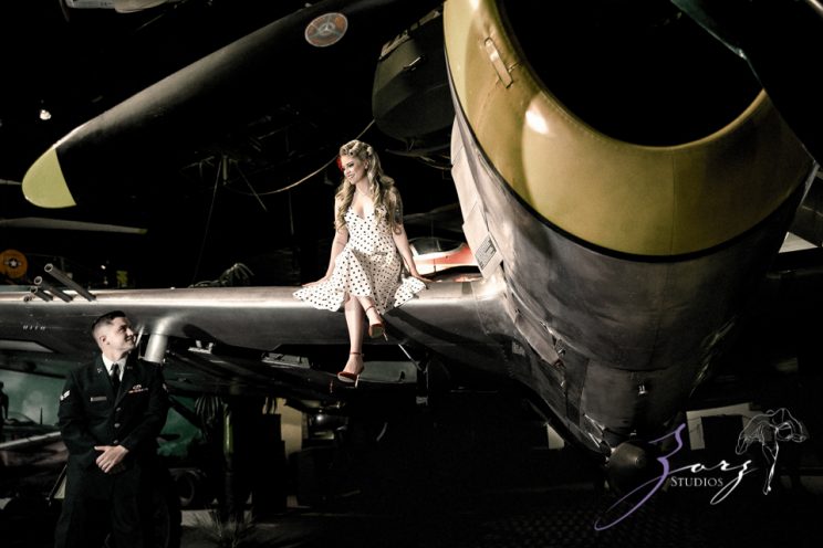 Pin-up Wings: Sam + Connor = Vintage Military Engagement Shoot by Zorz Studios (23)