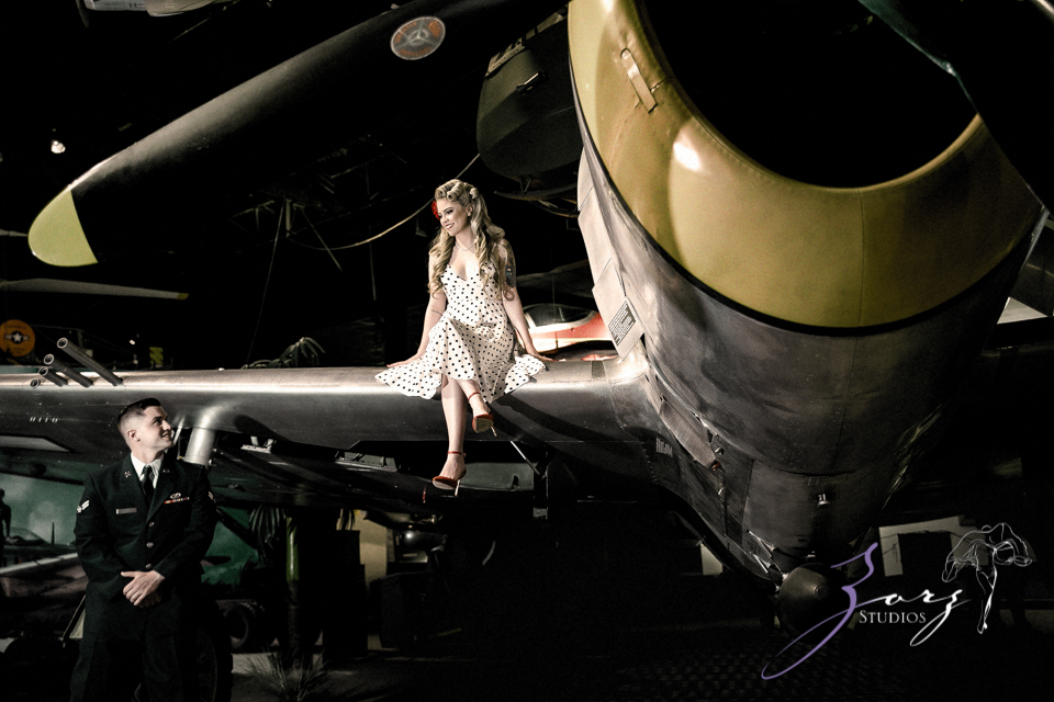 Pin-up Wings: Sam + Connor = Vintage Military Engagement Shoot by Zorz Studios (23)