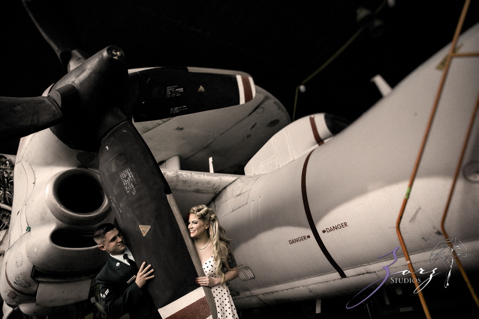 Pin-up Wings: Sam + Connor = Vintage Military Engagement Shoot by Zorz Studios (14)
