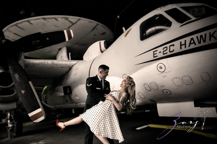 Pin-up Wings: Sam + Connor = Vintage Military Engagement Shoot by Zorz Studios (12)