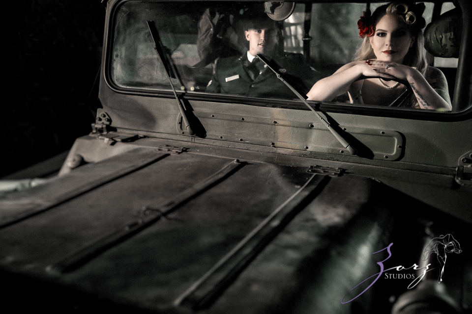 Pin-up Wings: Sam + Connor = Vintage Military Engagement Shoot by Zorz Studios (6)