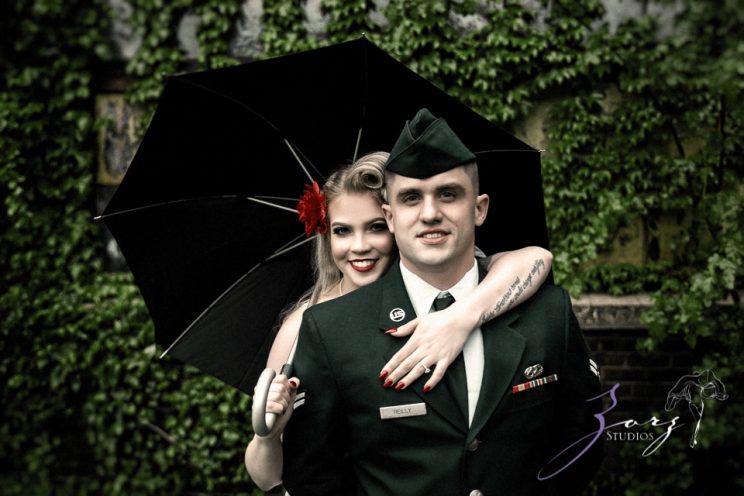 Pin-up Wings: Sam + Connor = Vintage Military Engagement Shoot by Zorz Studios (5)