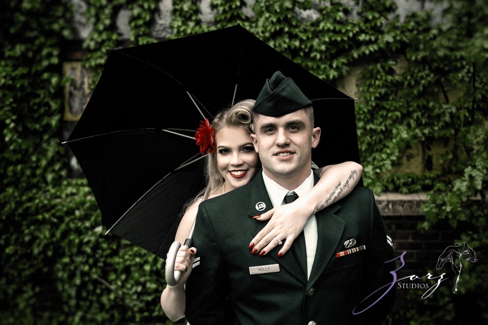 Pin-up Wings: Sam + Connor = Vintage Military Engagement Shoot by Zorz Studios (5)