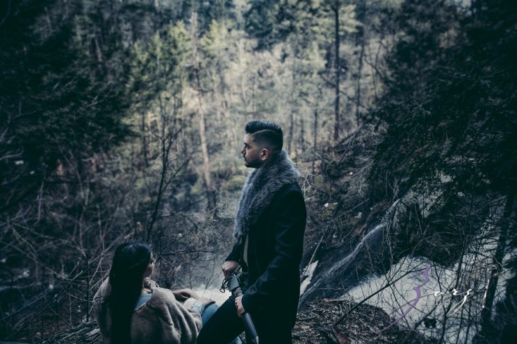 Elysium: Dreamlike Engagement Shoot at Raymondskill Falls by Zorz Studios (8)
