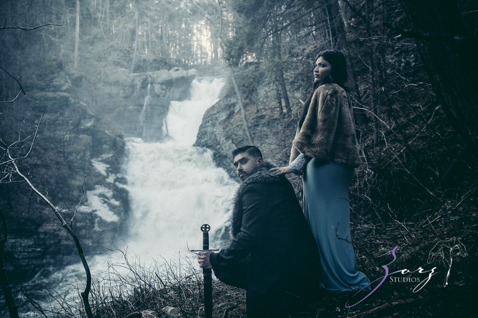 Elysium: Dreamlike Engagement Shoot at Raymondskill Falls by Zorz Studios (3)