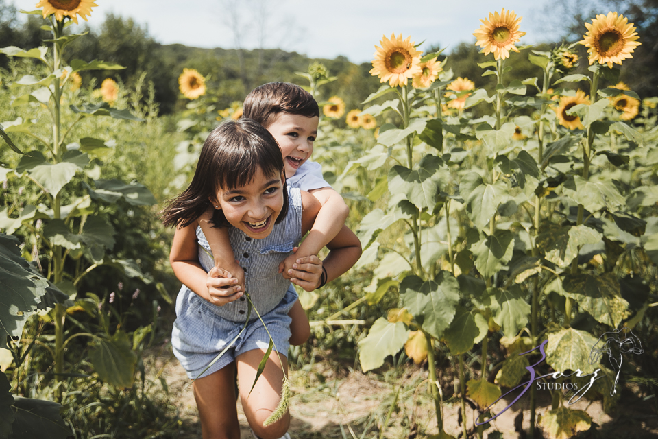 Field Trap: Sunflower Field Photoshoot for Three Families by Zorz Studios (29)