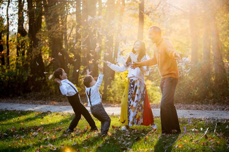MZ Squared: Fall Foliage Family Photos | Zorz Studios
