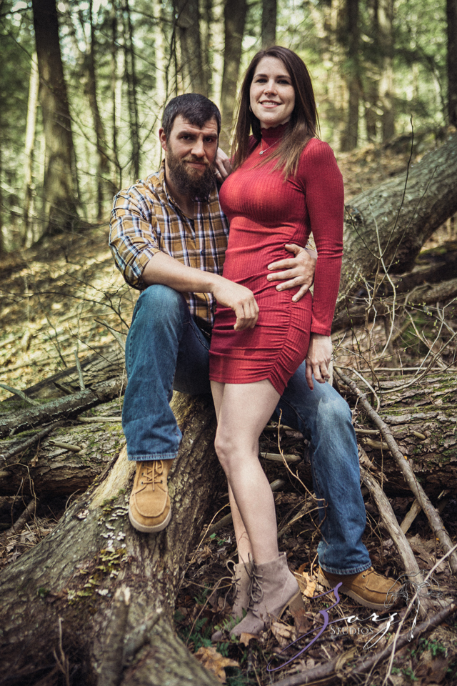 Bewooded: Rustic Engagement Session in Poconos | Zorz Studios