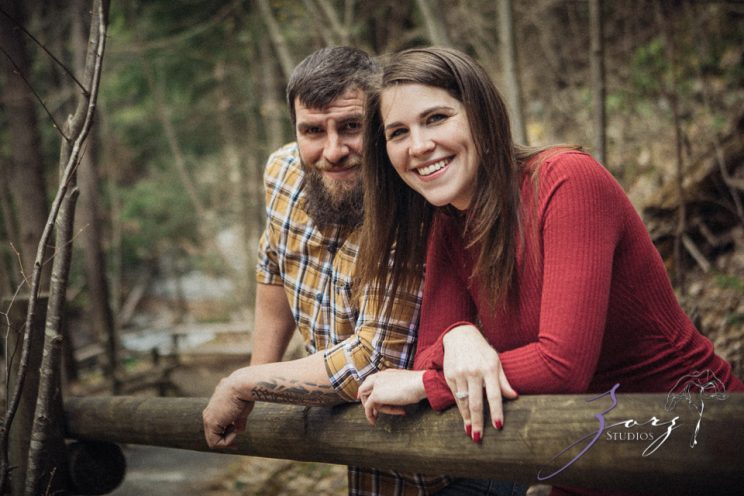 Bewooded: Rustic Engagement Session in Poconos | Zorz Studios