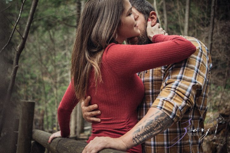 Bewooded: Rustic Engagement Session in Poconos | Zorz Studios