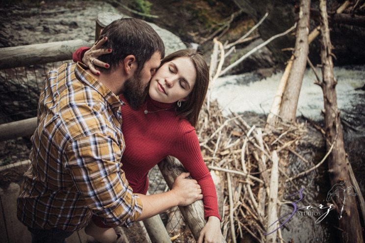 Bewooded: Rustic Engagement Session in Poconos | Zorz Studios