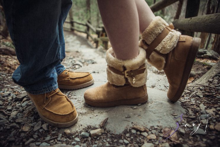 Bewooded: Rustic Engagement Session in Poconos | Zorz Studios