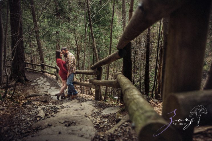 Bewooded: Rustic Engagement Session in Poconos | Zorz Studios