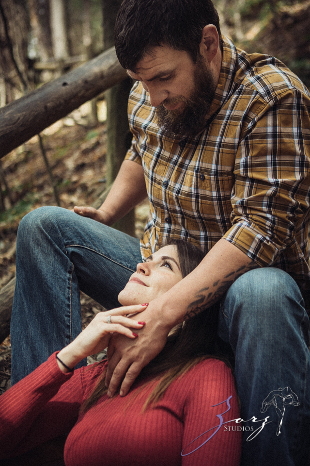Bewooded: Rustic Engagement Session in Poconos | Zorz Studios