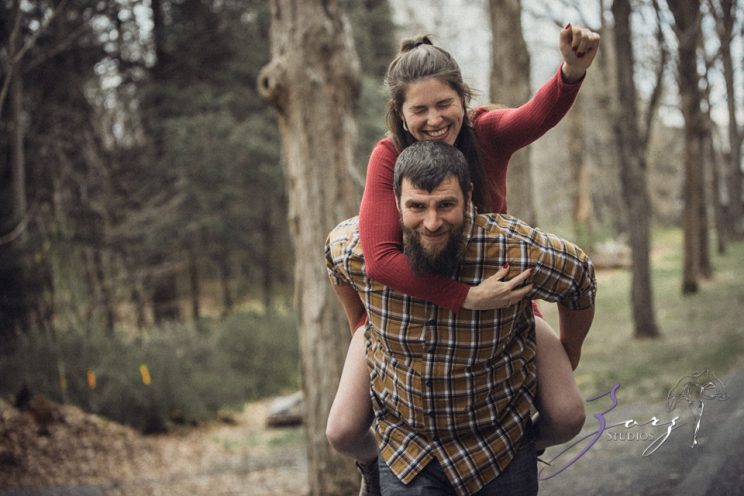 Bewooded: Rustic Engagement Session in Poconos | Zorz Studios