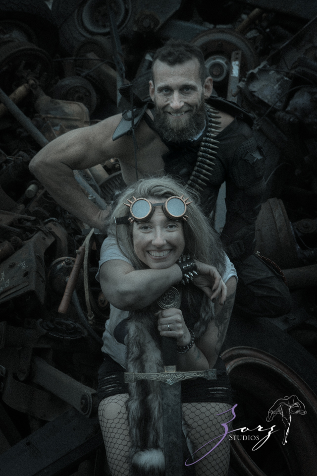 Mad Luv: Post-Apocalyptic Engagement Shoot in Poconos | Zorz Studios