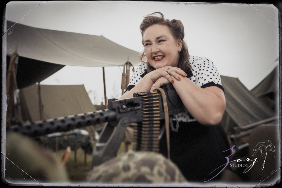 Battling B*: Military Pin Up Photography at World War II Weekend by Zorz Studios