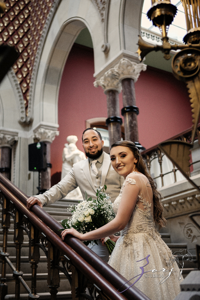 Wedart: PAFA Wedding - Pennsylvania Academy of the Fine Arts | Zorz Studios