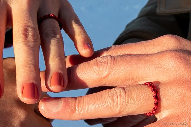 Ice and Fire: Catskills Elopement Wedding on Frozen Lake | Zorz Studios