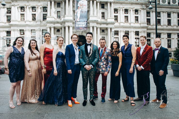 Groombow: Asian-American Stylish Gay Wedding at Penn Museum | Zorz Studios