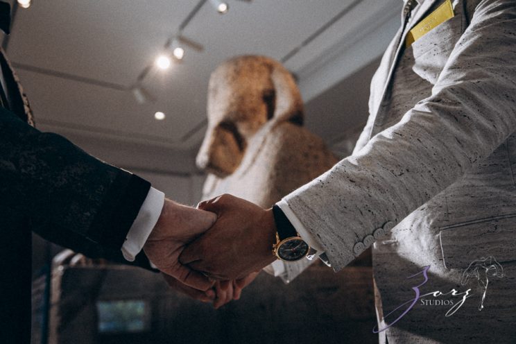 Groombow: Asian-American Stylish Gay Wedding at Penn Museum | Zorz Studios