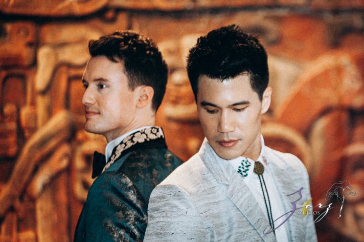 Groombow: Asian-American Stylish Gay Wedding at Penn Museum | Zorz Studios