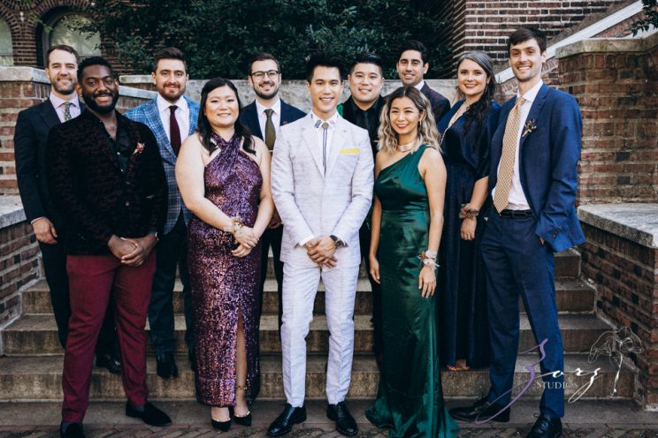 Groombow: Asian-American Stylish Gay Wedding at Penn Museum | Zorz Studios