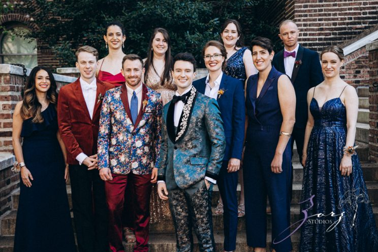 Groombow: Asian-American Stylish Gay Wedding at Penn Museum | Zorz Studios