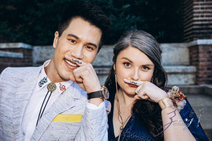 Groombow: Asian-American Stylish Gay Wedding at Penn Museum | Zorz Studios