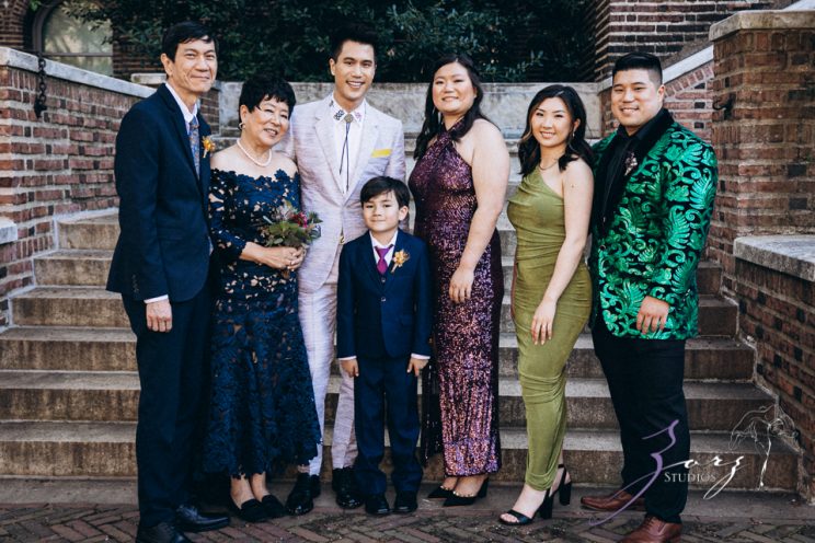 Groombow: Asian-American Stylish Gay Wedding at Penn Museum | Zorz Studios