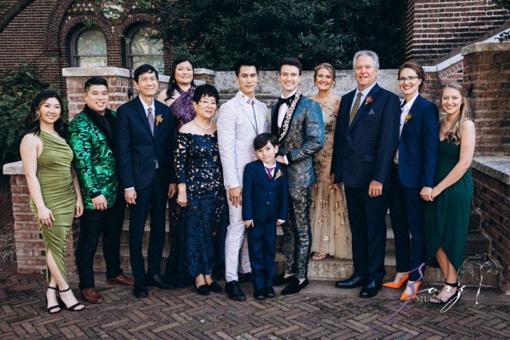 Groombow: Asian-American Stylish Gay Wedding at Penn Museum | Zorz Studios