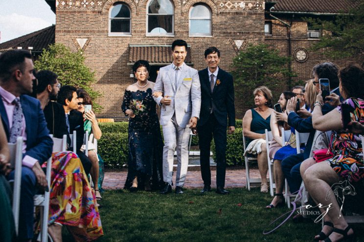 Groombow: Asian-American Stylish Gay Wedding at Penn Museum | Zorz Studios