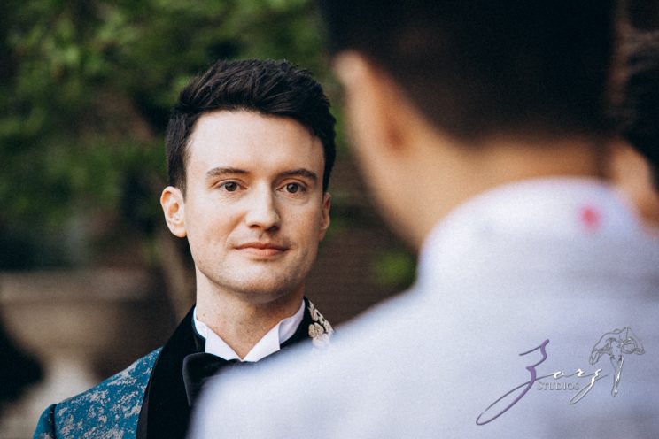 Groombow: Asian-American Stylish Gay Wedding at Penn Museum | Zorz Studios