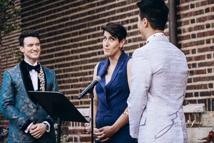 Groombow: Asian-American Stylish Gay Wedding at Penn Museum | Zorz Studios
