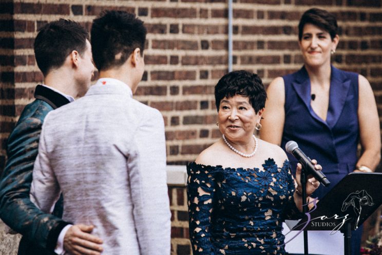Groombow: Asian-American Stylish Gay Wedding at Penn Museum | Zorz Studios