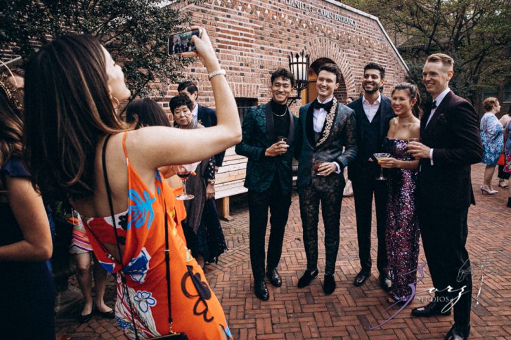 Groombow: Asian-American Stylish Gay Wedding at Penn Museum | Zorz Studios