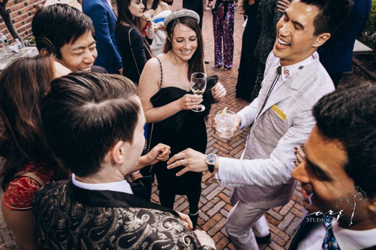 Groombow: Asian-American Stylish Gay Wedding at Penn Museum | Zorz Studios