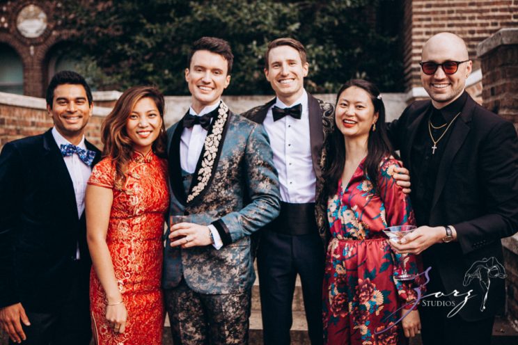 Groombow: Asian-American Stylish Gay Wedding at Penn Museum | Zorz Studios